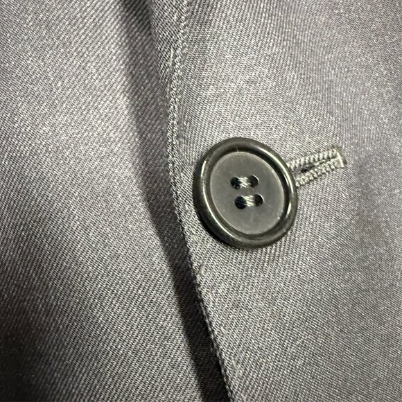 Canali Suit 2pc Water Resistant Made in Italy Full Canvas Wool Grey 42R 36x30 - Picture 5 of 15